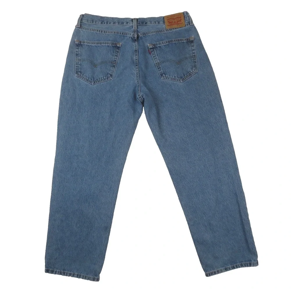 Levis Jeans Mens‎ 36x30 Blue 550 Relaxed Fit Tapered Leg Denim Workwear